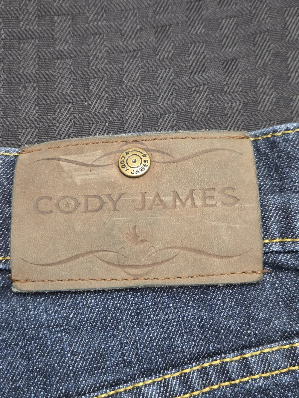 Slim Straight Men’s Jeans in Deep Indigo